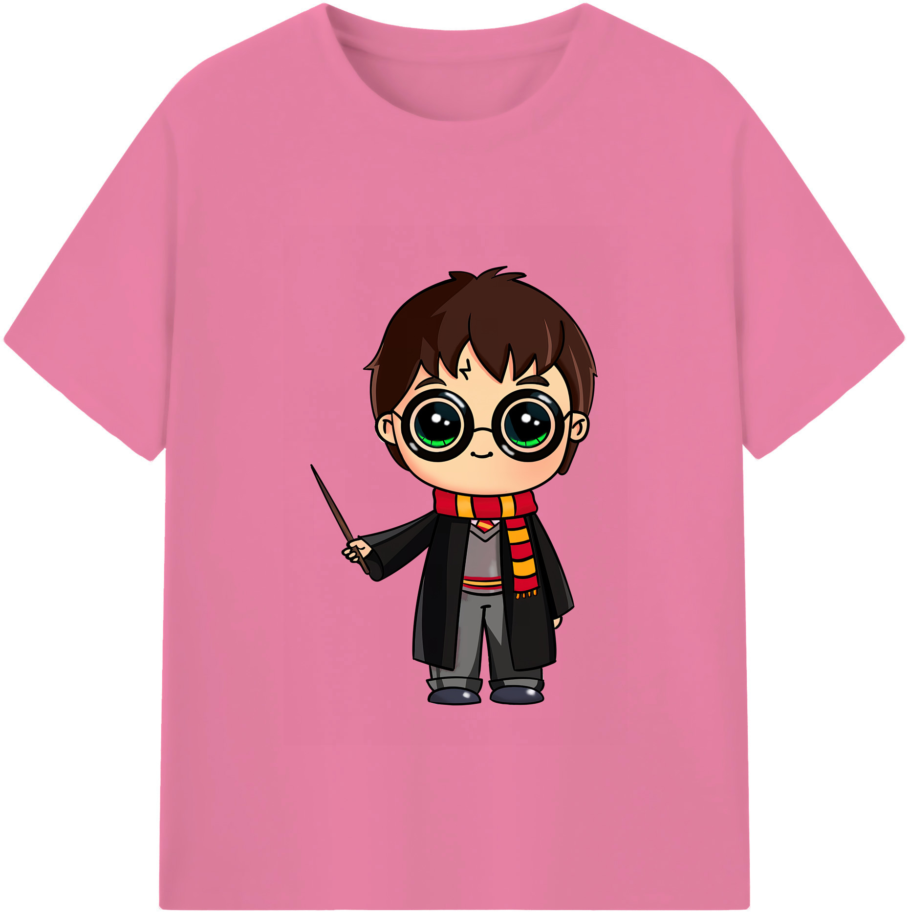 （画像用） Harry Potter ハリー・ポッターシリーズ 綿100％半袖Tシャツ（フロントプリント）